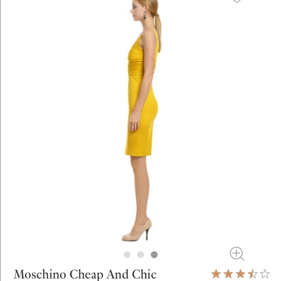 Authentic NEW Moschino dress in yellow 💥✨🎉 - Picture 7 of 8